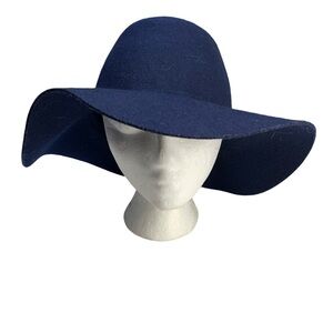 Aldo Festival Floppy Felt Hat Navy Blue